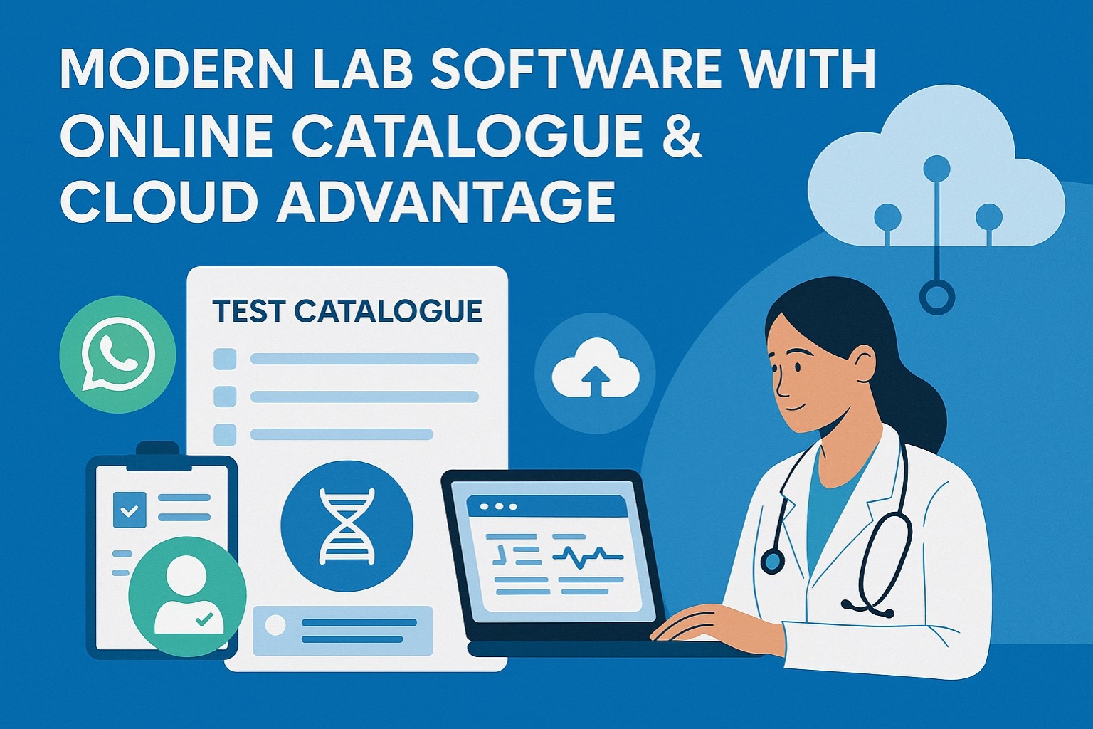 Modern Lab Software with Online Catalogue & Cloud Advantage — SmartCarePlus